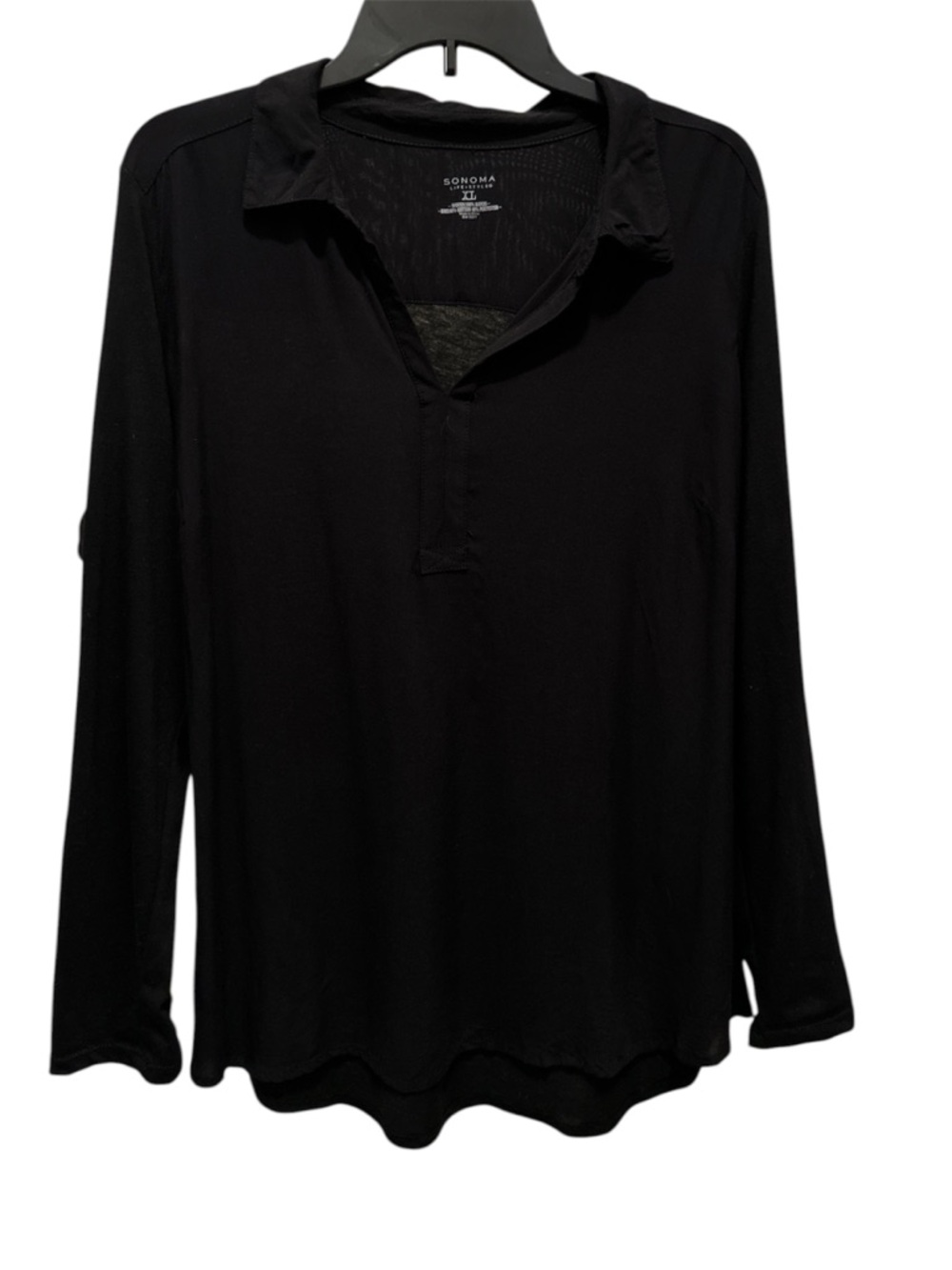 Women’s Sonoma Black Tunic XL NWOT